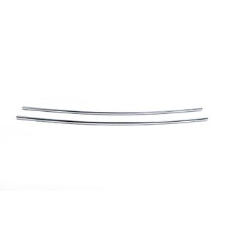 Listelli per griglia inferiore (2 pz, acciaio inox) Nissan Qashqai 2007-2010 foto 2