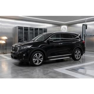 Pedane Laterali Line (2 pz, Alluminio) Kia Sorento III UM 2014-2020 foto 1