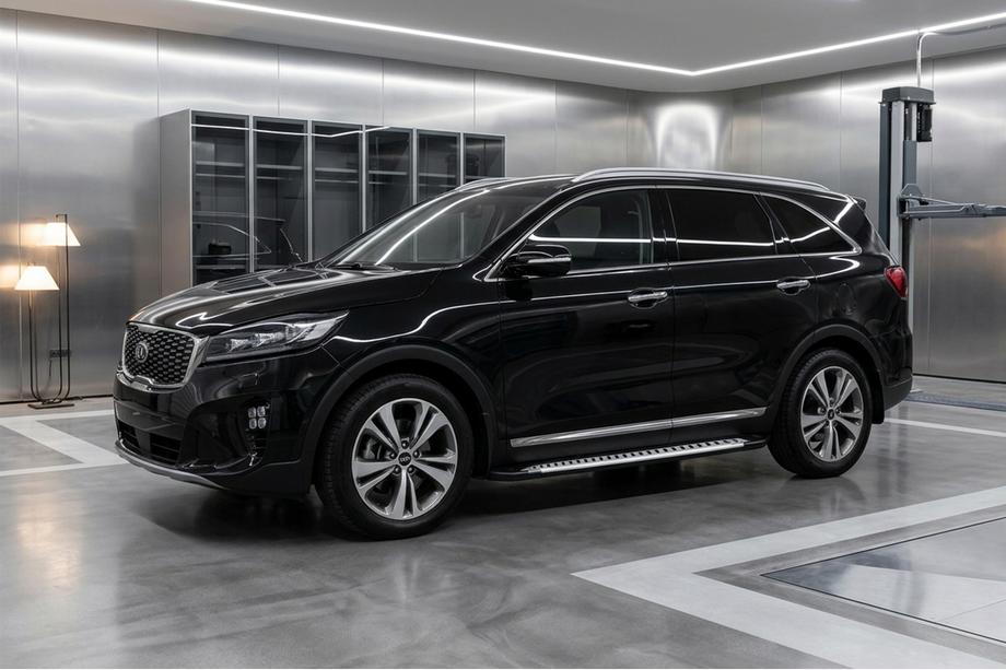 Kia Sorento III UM 2014-2020 Pedane Laterali Line (2 pz, Alluminio) Image