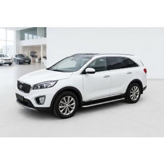 Pedane Laterali Maydos V1 (2 pz, Alluminio e Acciaio Inox) Kia Sorento III UM 2014-2020 foto 1