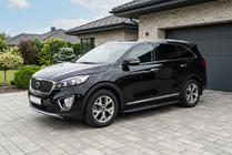 Kia Sorento III UM 2014-2020 Pedane Laterali Bosphorus Black (2 pz, Alluminio) foto 1