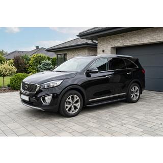 Pedane Laterali Bosphorus Black (2 pz, Alluminio) Kia Sorento III UM 2014-2020 foto 1