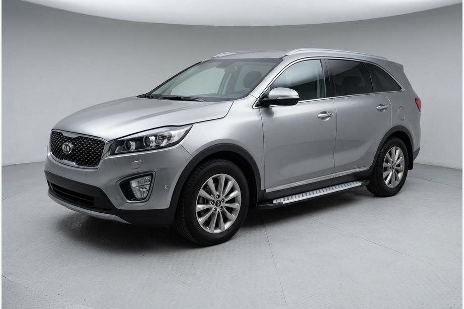 Kia Sorento III UM 2014-2020 Pedane laterali Allmond Grey (2 pz, alluminio) Foto 1