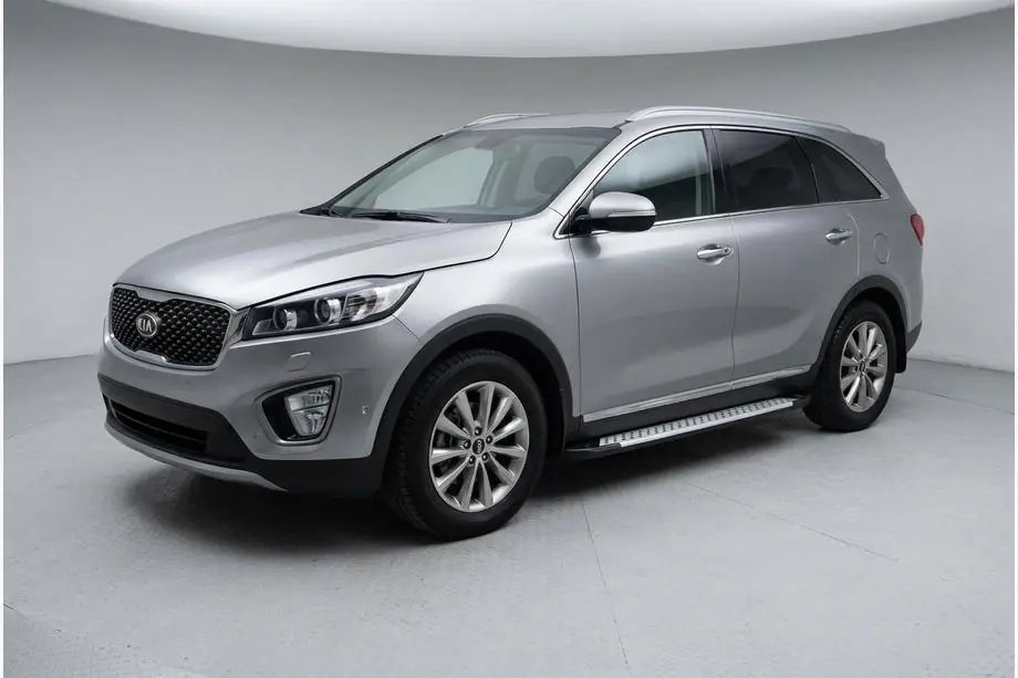 Kia Sorento III UM 2014-2020 Pedane laterali Allmond Grey (2 pz, alluminio) Foto 1