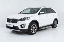 Kia Sorento III UM 2014-2020 Pedane Laterali Maydos V2 (2 pz, Alluminio e Acciaio Inox) foto 1