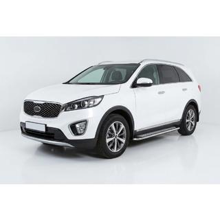 Pedane Laterali Maydos V2 (2 pz, Alluminio e Acciaio Inox) Kia Sorento III UM 2014-2020 foto 1