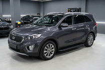 Kia Sorento III UM 2014-2020 Pedane Laterali Tayga Black (2 pz, Alluminio) foto 1