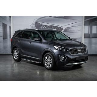 Pedane Laterali BlackLine (2 pz, Alluminio) Kia Sorento III UM 2014-2020 foto 1