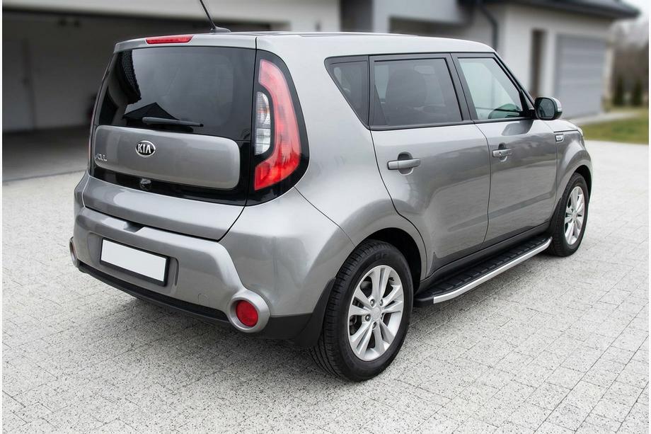 Kia Soul II 2013-2018 Pedane Laterali Fullmond (2 pz, alluminio) Image