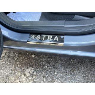 Battitacco Carmos V1 (4 pz, acciaio inox) Opel Astra H 2004-2013 foto 3