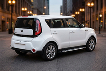 Kia Soul II 2013-2018 Pedane Laterali Sunrise (2 pz, Alluminio) foto 1