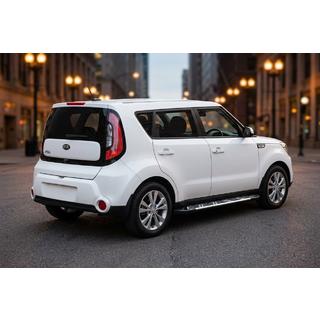 Pedane Laterali Sunrise (2 pz, Alluminio) Kia Soul II 2013-2018 foto 1