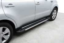 Kia Soul II 2013-2018 Pedane Laterali RedLine V1 (2 pz, Alluminio) foto 1