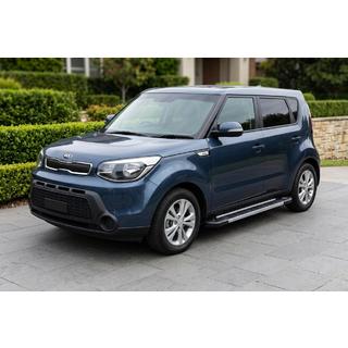 Pedane Laterali Duru (2 pz, Alluminio) Kia Soul II 2013-2018 foto 1