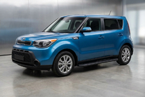Kia Soul II 2013-2018 Pedane Laterali Bosphorus Black (2 pz, Alluminio) foto 1