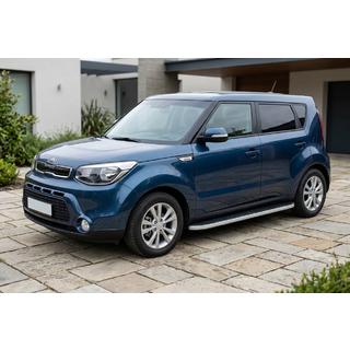 Pedane Laterali Tayga Grey (2 pz, Alluminio) Kia Soul II 2013-2018 foto 1