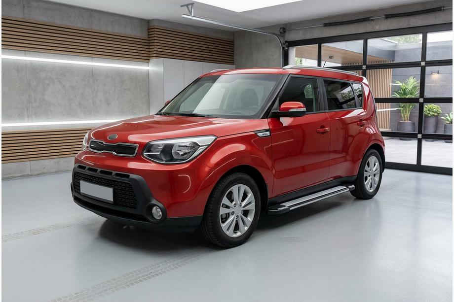 Kia Soul II 2013-2018 Pedane Laterali Rainbow (2 pz, Alluminio) Image