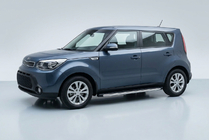 Kia Soul II 2013-2018 Pedane Laterali BlackLine (2 pz, Alluminio) foto 1