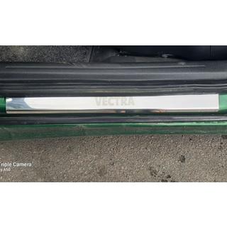 Battitacco Carmos (4 pz, acciaio inox) Opel Vectra B 1995-2002 foto 3