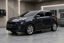 Kia Sportage 2015-2021 Pedane Laterali Allmond Black (2 pz, Alluminio) foto 1