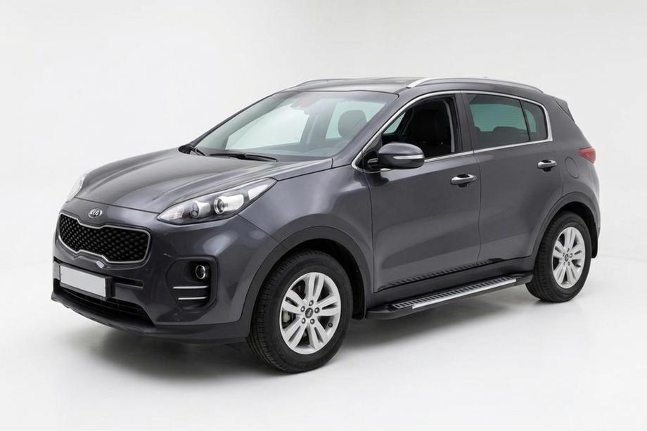 Kia Sportage 2015-2021 Pedane Laterali Line (2 pz, Alluminio) Image