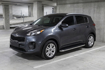 Kia Sportage 2015-2021 Pedane Laterali Maydos V1 (2 pz, Alluminio e Acciaio Inox) foto 1