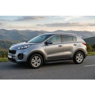 Pedane Laterali Bosphorus Black (2 pz, Alluminio) Kia Sportage 2015-2021 foto 1