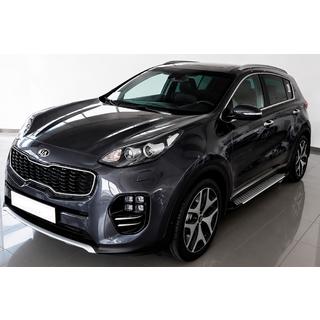 Pedane laterali Allmond Grey (2 pz, alluminio) Kia Sportage 2015-2021 foto 1