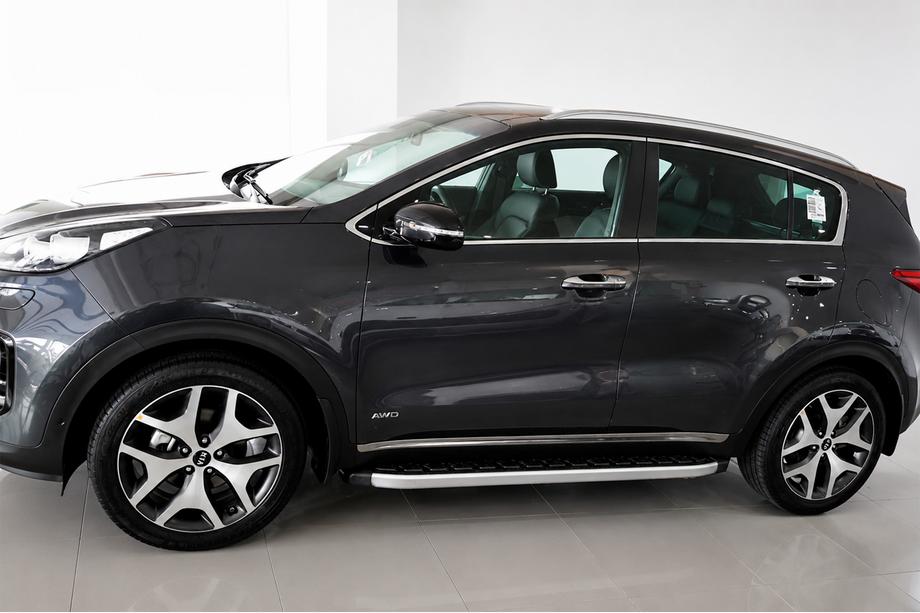 Kia Sportage 2015-2021 Pedane Laterali Fullmond (2 pz, Alluminio) Image