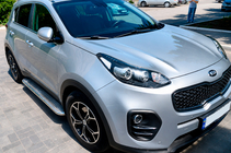 Kia Sportage 2015-2021 Pedane Laterali Maydos V2 (2 pz, Alluminio e Acciaio Inox) foto 2