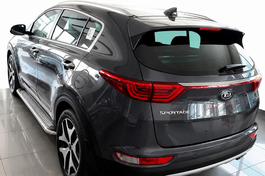 Kia Sportage 2015-2021 Pedane Laterali Maydos V2 (2 pz, Alluminio e Acciaio Inox) Image