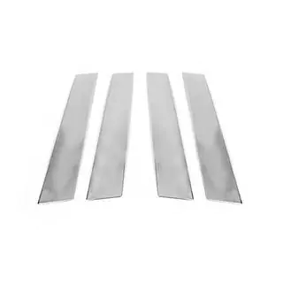 Coperture Montanti Porta Cromate (4 pz, Acciaio Inox) foto 4