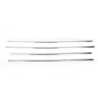 Cornici finestrini acciaio inox (4 pz) foto 3