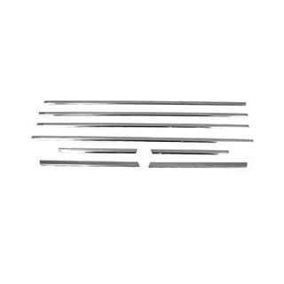 Cornici finestrini acciaio inox (8 pz) Mitsubishi Outlander 2006-2012 foto 3
