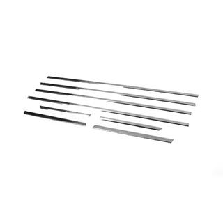 Cornici finestrini acciaio inox (8 pz) Mitsubishi Outlander 2006-2012 foto 2
