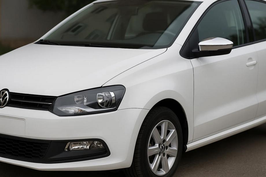 Volkswagen Polo 2010-2017 Coperture Specchietti HB (2 pz, Acciaio Inox) Foto 3