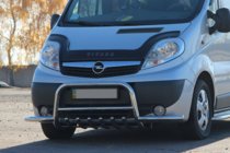 Renault Trafic 2001–2015 Bull bar con barre laterali Exclusive (acciaio inox) foto 4
