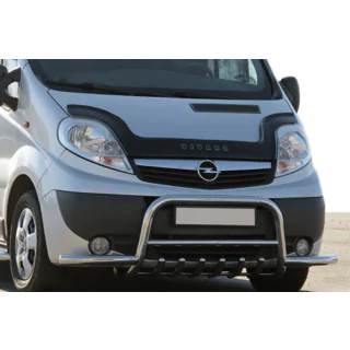 Bull bar con barre laterali Exclusive (acciaio inox) Renault Trafic 2001–2015 foto 3