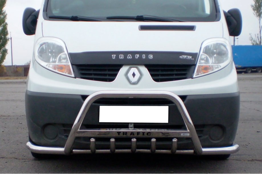 Renault Trafic 2001–2015 Bull bar con barre laterali Exclusive (acciaio inox) Image
