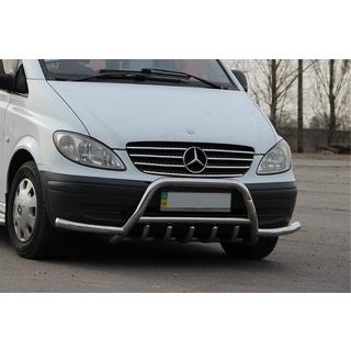 Parabullbar WT003 con Barre (Acciaio Inox) Mercedes Vito W639 2004-2014 foto 2