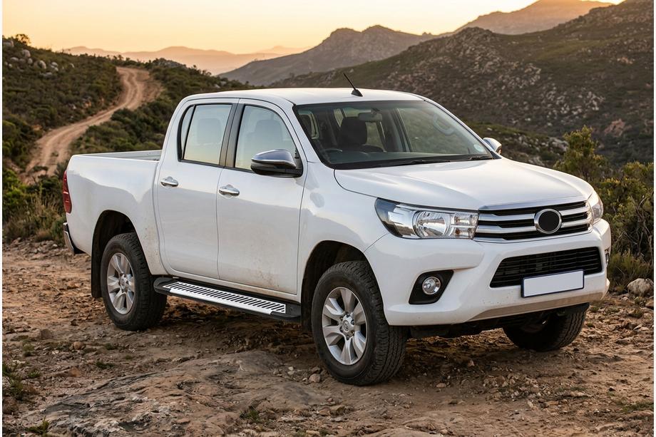 Toyota Hilux 2015- Pedane Laterali Line (2 pz, Alluminio) Image
