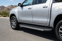 Toyota Hilux 2015- Pedane Laterali Duru (2 pz, Alluminio) foto 1