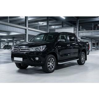 Pedane Laterali Tayga Grey (2 pz, Alluminio) Toyota Hilux 2015- foto 1
