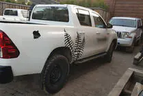 Toyota Hilux 2015- Pedane Laterali Allmond Black (2 pz, Alluminio) foto 5