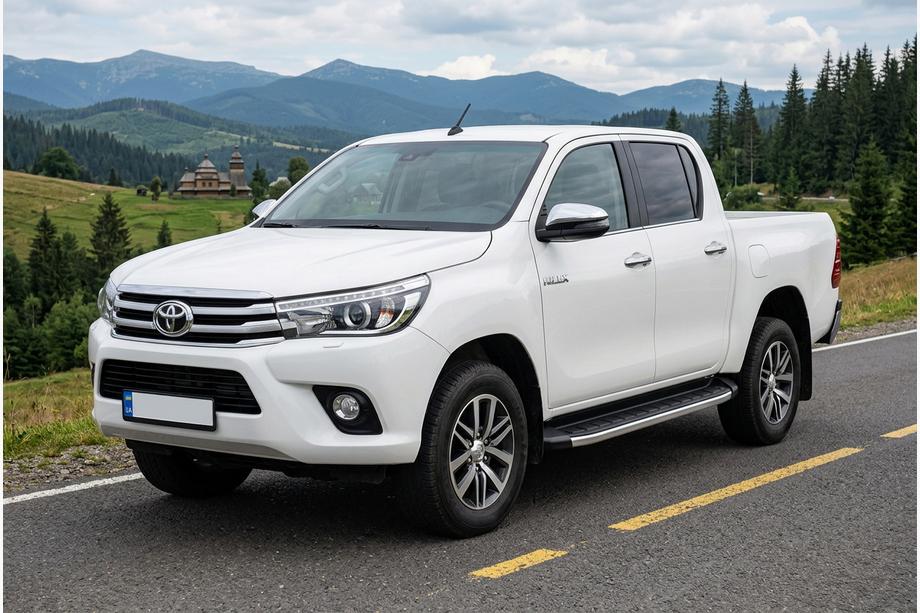 Toyota Hilux 2015- Pedane Laterali Fullmond (2 pz, Alluminio) Image