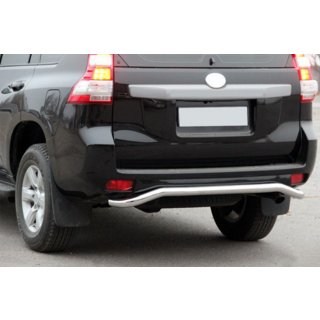 Barra Posteriore AK008 (Acciaio Inox) Toyota Land Cruiser Prado 150 2009-2023 foto 3