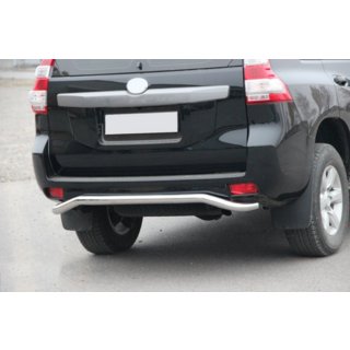 Barra Posteriore AK008 (Acciaio Inox) Toyota Land Cruiser Prado 150 2009-2023 foto 4