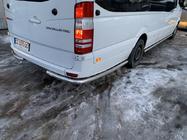 Mercedes Sprinter W906 2006–2018 Tubi laterali dietro la ruota posteriore, angolari (2 pz, acciaio inox) Lunga foto 9