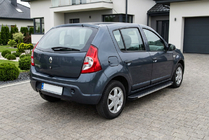 Renault Sandero 2007-2013 Pedane Laterali Maya V1 (2 pz, Alluminio) foto 1