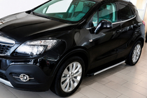 Opel Mokka 2012-2021 Pedane Laterali Maya V1 (2 pz, Alluminio) foto 3